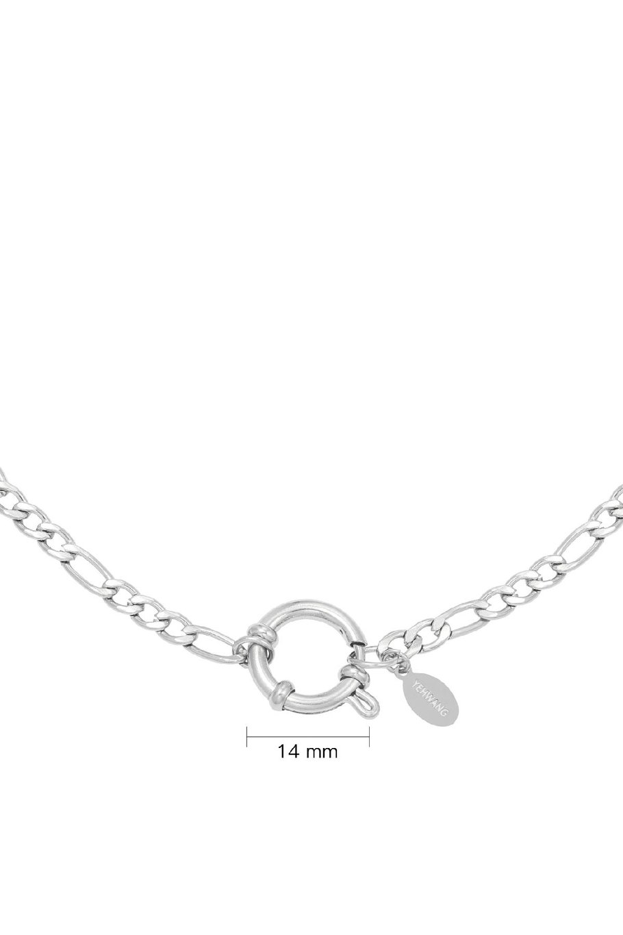 Necklace Chain Faye Silver Color Stainless Steel Picture2